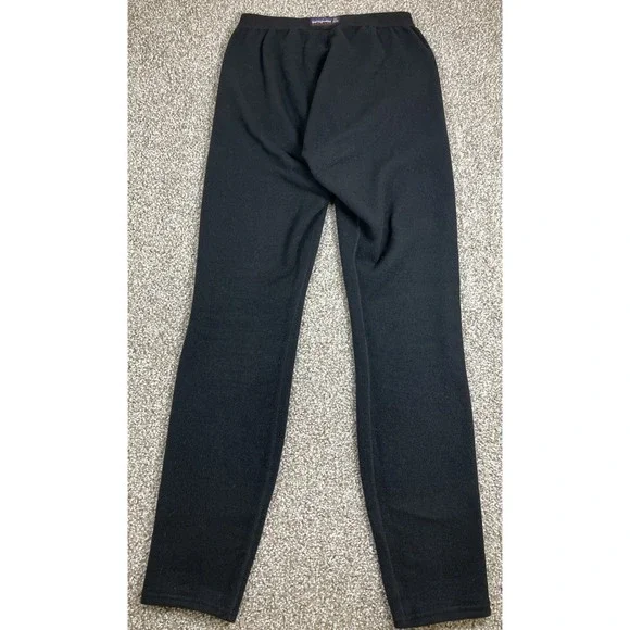 Patagonia Capilene Black Fleece Pants Women's Medium Vintage Made in USA - Picture 6 of 11